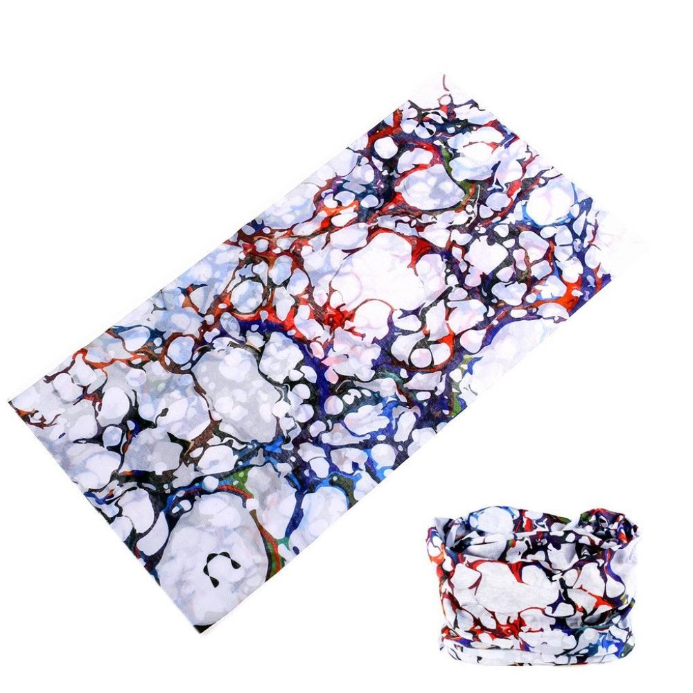 Multi-function Headwear/ Face Mask - Marble